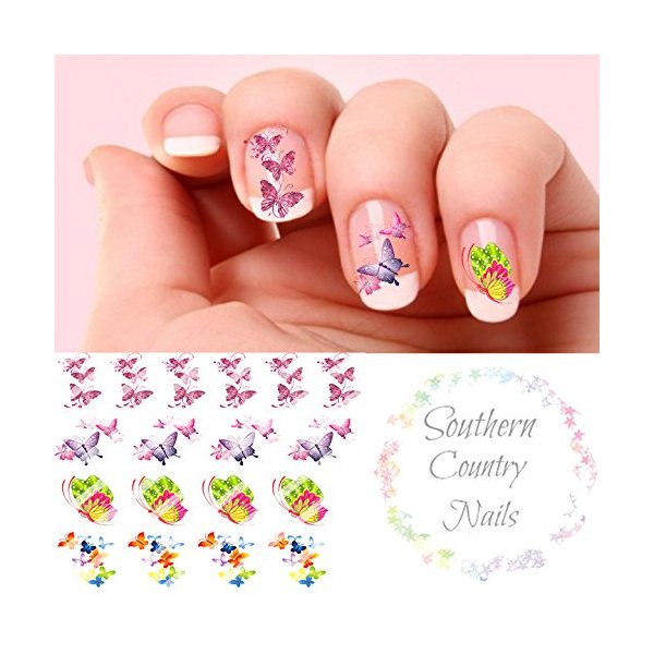 Butterfly Nail Art Decal Decals Nail Tattoos Nail Art