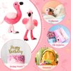 Skylety 8 Pcs 6 Inch Plush Flamingo Party Favors Small Flamingo Stuffed Animal Toy Flamingo Ornaments Keychain Birthday Party Supplies
