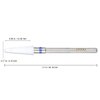 Pana Professional - Small Cone White Ceramic Bit 3/32" Shank Size - Nail Drill Bit for Dremel Machine