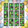60 Pieces Easter Temporary Tattoos for Kids, Glow in The Dark Easter Basket Stuffers, Easter Eggs Bunny Gnome Tattoo Stickers, Easter Decorations Party Favors Supplies Gifts for Boys Girls