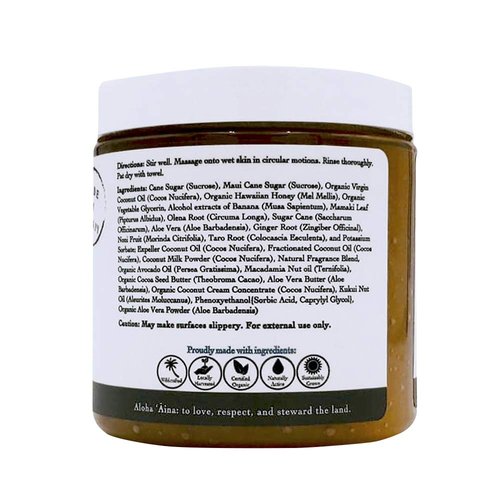 Ola Tropical Apothecary Coconut Sugar Polish with Pure Tropical Oils and Plant Extracts - 11.6 Oz