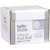 ForPro Professional Collection Expert Embossed Aluminum Foil Roll, 320 Ft Hair Foils for Color Application and Highlighting Services, Silver, Medium, 5W