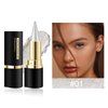 Yeuxtty Silver Gel Eyeliner Pencil, Glitter Silver Eyeliner Pencil Waterproof Smudge Proof Eye Liner Pen Cat Eye Black Smokey Silver Glitter Eye Liners Eyeshadow Sticks for Women Girls