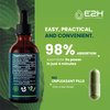 E2H Chlorophyll Liquid Drops - All-Natural Flavored Energy Booster, Immune System Support and Internal Deodorant - Vegan - Gluten Free - Non-GMO - 2 Fl Oz