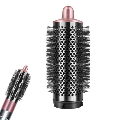 Round Volumizing Brush for Dyson Airwrap Styler HS01 HS05 Limp Flat Hair Volumizer Attachment Tool, Rose Gold