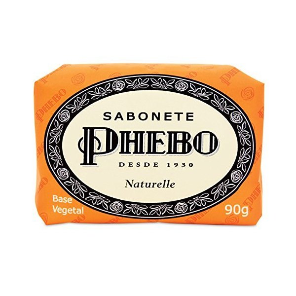 Linha Tradicional Phebo - Sabonete em Barra de Glicerina Naturelle 90 Gr - (Phebo Classic Collection - Glycerin Bar Soap Naturelle Soap 3.2 Oz)