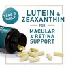 Eye Vitamins & Mineral Supplement, Contains Lutein, Zeaxanthin, Bilberry & Zinc, Supports Eye Strain, Vision Macular Health & Dry Eyes for Adults with Vitamin C & E, Lycopene, Non-GMO - 60 Capsules
