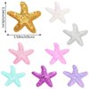 16 Pcs Starfish Hair Clips Sequin Glitter Sea Star Hair Barrettes Sparkling Alligator Clips Cute Headpiece Accessories for Women Girls