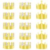 TUPARKA 36 PCS Paper Crowns Hat Gold Foil Crowns Paper Party Hat for Birthday Party, Baby Shower