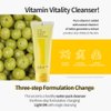 lapalette Beauty Vita Yellow Fresh Cleanser 3.38fl.oz | Gentle Make-up Remover | 1-step Cleanser | 88% Moisturizing Essence | Natural Vitamin Facial Cleanser | Korean Skincare