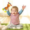 HUADADA Baby Soft Rattles Shaker, Infant Developmental Hand Grip Baby Toys, Baby Sensory Learning Toys with Teether, Sounds for Baby and Stuff from 3-6-9-12 Months Old