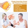 Physical Hand Therapy Ball, Designed to Help the Elderly and Disabled Increase Hand Strength. Massage and Exercise Your Hands to Improve the Flexibility of the Fingers and Restore the Strength of the Hands