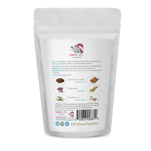 Liver Detox Herbs - LIVER DETOX HERBAL TEA, 14 Days - burdock root and dandelion tea, liver support tea organic, liver detox tea caffeine free, liver cleanse detox & repair herbal tea, 1 Pack 14 bags