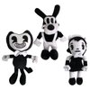 YZONU 3PCS Anime Plush Toys Bendy Doll Cute Game Horror Plush Soft Stuffed Animals Plush Toys for Kids and Game Fans