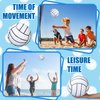 Poen 12 Pcs Inflatable Volleyball 8 Inch Water Pool Volleyball with Pump Sports Blow up Beach Balls for Adults Teenagers Outdoor Summer Swimming Pool Game Party Favors