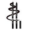 AIUEO 2PCS Black Eyeliner Waterproof Eyeliner Pencil Multifunctional Gel Eyeliner Pencils Lip Liner Long Lasting Eyeliner,lapiz de ojos a prueba de agua-01 Black