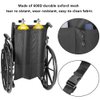 Mediss Wheelchair Oxygen Cylinder Bag - O2 Tank Carrier Backpack Holder for D and E Cylinders Bottle, Dual and Portable