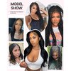 Human Braiding Hair 100g Hair Bulk Straight 100% Unprocessed Virgin Hair Bundles for Braids Nature Black Hair Extensions 16 Inch