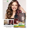 Herbishh Hair Color Shampoo (Grape Red) - Magic Hair Dye for Gray Hair - Ammonia-Free, 3-in-1 Shampoo Conditioner - Lasts 2-3 Weeks, 500 ml