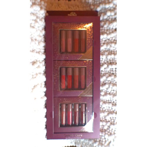 Manna Kadar Surprise Kisses Priming Lip Gloss Stains, 12 Piece Set, Various Shades