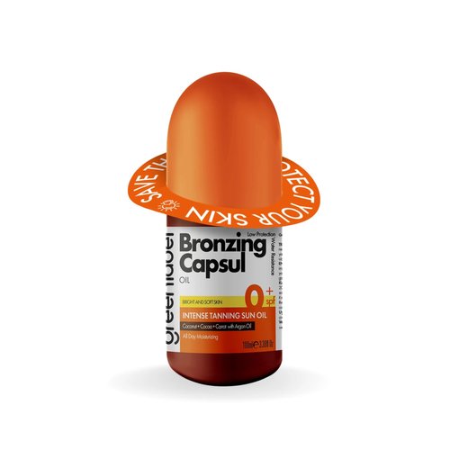 Bronzing Capsule Oil with Carrot, Cocoa, and Coconut Oil 100 ml