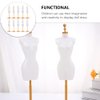 10Pcs Doll Clothes Form Dress Doll Stand Doll Display Holder Action Figure Stand Mannequin Model Stand Accessories for Doll Dresses Dollhouse
