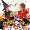 216PCS Halloween Party Favors 24 Pack Prefilled Small Plastic Witch Cauldron Halloween Toys Bulk Halloween Goodie Bag Fillers Halloween Miniatures Classroom Favors Trick or Treat Toy Halloween Prizes