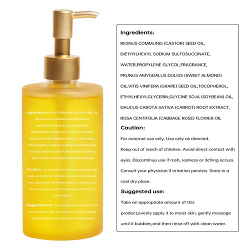 DEMIKI Shower Oil Body Wash for Sensitive Skin. Nourishing & Hydrating Body Oil for Dry Skin.Winter Care,Soothes, Softens and Locks in Moisture,10 Fl.oz (300ml)