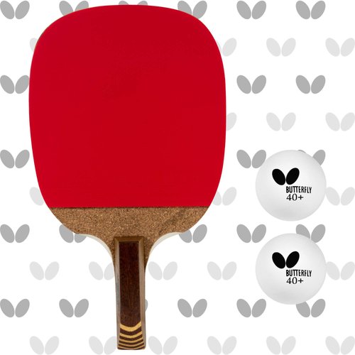 Butterfly Nitchugo Japanese Penhold Table Tennis Racket | Nakama Series | Maximum Control for The Beginning Penhold Player | Recommended for Beginning Level Players (NITI)