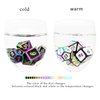 HAOMEJA DND Metal dice Color Changing Temperature dice D&D Set Dungeons and Dragons Role Playing Dice Black White