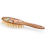 TAN MUJIANG Hair Brush Natural Wood Scalp Massage YM Orange Cat