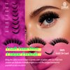 DIY Lash Extension Kit at Home, 72pcs Eyelash Extension Kit Individual Lashes Kit Natural Eyelashes Kit Lash Clusters Kit with Glue And Tweezers Wispy Lash Clusters D Curl Iris Lash Kit 8-15mm