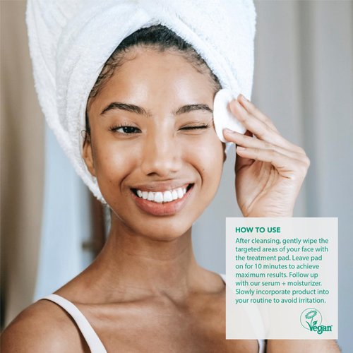 SoloVegan Mild Exfoliating Toner Pads, Serum, Blemish Patch, Cleansing Gel - Korean Skincare (1, PHA Toner Pads)