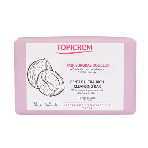Topicrem GENTLE ULTRA-RICH CLEANSING BAR SOAP 150G