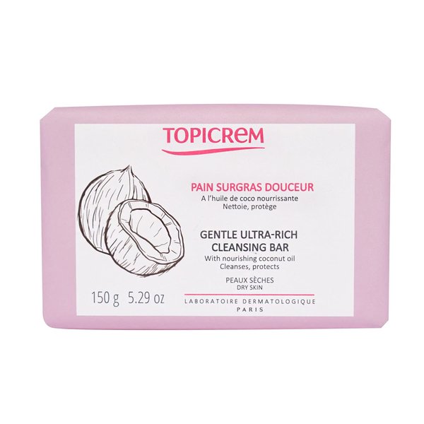 Topicrem GENTLE ULTRA-RICH CLEANSING BAR SOAP 150G