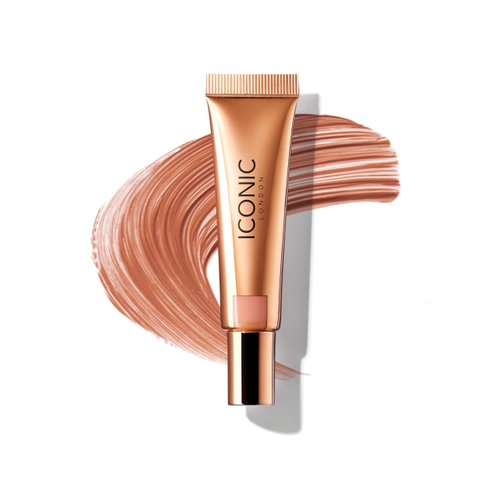 ICONIC LONDON Sheer Blush | Lightweight Liquid Cream Blush, Cruelty Free, Vegan Makeup, Fresh Faced (Nude) 0.42 Fl oz