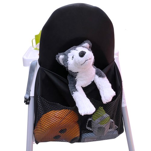 High Chairs Pocket, Suitable for IKEA Antilop High Chair, High Chair Accessories(Black)