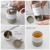 Pill Cutter Medicine Crusher Grinder Grinder Splitter, Multifunction 4 in 1 Portable Round Tablet Pill Pulverizer, Pill Splitter Cutter Powder Organizer Daily or Travel Pill Case Pill Organizer