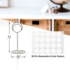 40 Pcs Table Number Holders Place Card Holder, 3.3 Inch Picture Holders for Tables Name Cards Photo Menu Memo Clips Sign, Ideal Table Number Stands for Wedding, Birthday Anniversary Party, Restaurant