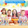 Mepmela Stationery Party Favors for Kids, 24 Pack Stationery Party Supplies With Pencils Rulers Erasers Sticky Notes For Birthday Goodie Bags School Classroom Rewards