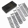 50 Pairs 5 Styles MUSELASH False eyelashes set professional 100% Handmade natural, glamorous, demi wispies, volume multipacks, cotton band, 10 Pairs Eyes Lashes Each