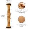 Body Back Wooden Foot Roller, Foot Massager for Plantar Fasciitis, Stress Relief, Relaxation