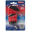 EKLIND 10111 Hex-L Key allen wrench - 11pc set SAE Inch Sizes .050-1/4 Short series