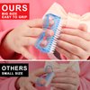 12Pcs Handle Grip Nail Brush, HOFASON Nail Brush for Cleaning Fingernails Manicure Scrub Hand Brushes to Cleaner Under Nails, Nail Cleaning Brush Pedicure Scrubbing tool Use for Foot Toenail Women Men