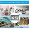 4-Pack Mini Digital Temperature Humidity Meters Gauge Indoor Thermometer Hygrometer LCD Display Fahrenheit (℉) for Reptile Tank,Jars,Guitar Case,Greenhouse, Garden, Cellar, Fridge, Closet