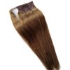 Ponytail Extensions Real Human Hair Ash Brown Hair Extensions Pony Tail 18 inch 80g for Women Wrap Around Pony Tail for Remy Hair