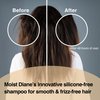 Moist Diane Natural Hydrating Hair Shampoo with Pump for Men & Women, Organic Keratin Japanese Moisturizing Shampoo for Dry Scalp, Silicone & Sulfate Free, Extra Volume & Scalp 15.2 fl oz/450 ml