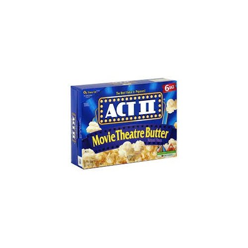 Microwave Popcorn Act II Movie Theatre Butter 8.25 oz