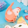 Hapdoo Chicken Hair Clips, Cute Farm Animal Hair Claw Clip for Women Girls, Acetate Funny Westrn Country Farmhouse Hair Accessories Gift