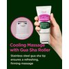 CKD Gua Sha Face Serum - Retino Collagen Lifting Serum for Firming, Tightening, Anti-Aging, and Hydrating. Stainless Steel Roller. Korean Skin Care. 1.35 fl oz